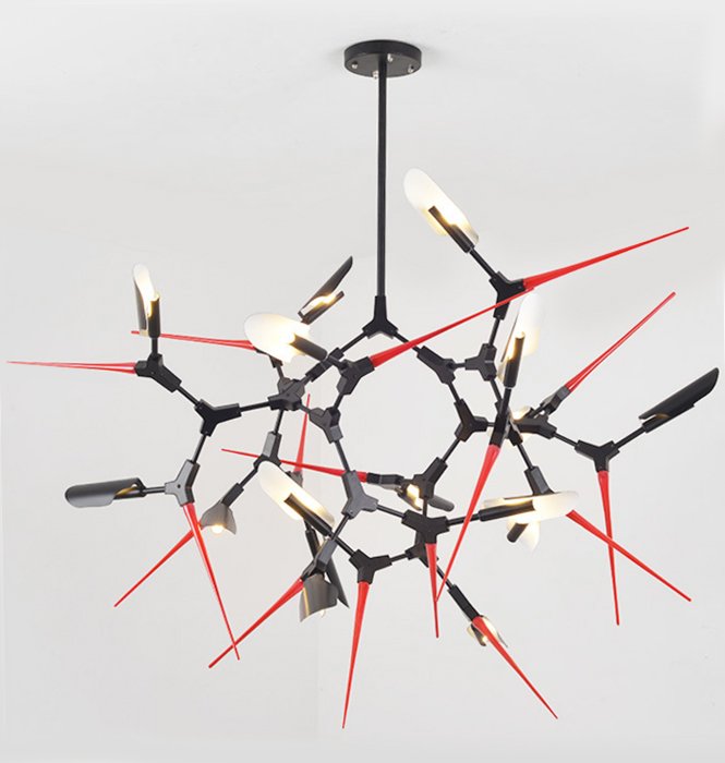 Люстра Red Spikes Chandelier 16