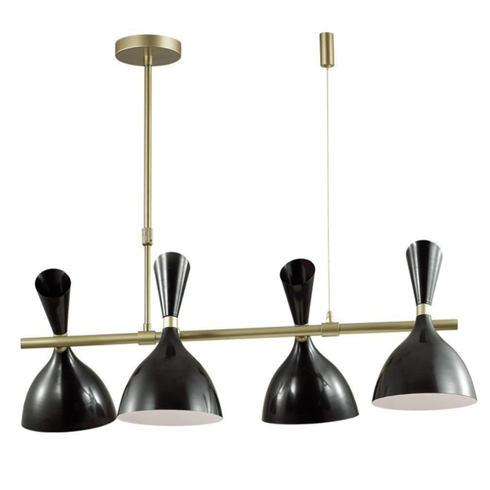 Люстра Duke Chandelier line 4 black