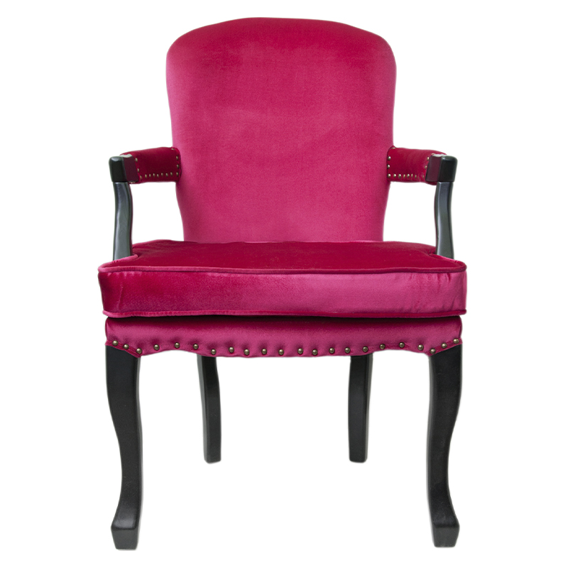 Полукресла Кресло Aubrey Classical Armchair rose velour