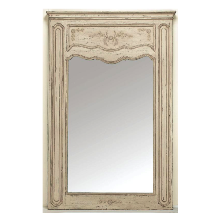 Напольное зеркало GRAND MIROIR TRUMEAU RECTANGULAIRE EN PIN GRIS CHATEAU DRX0