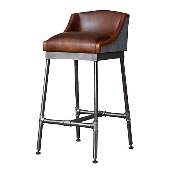 Барный стул Iron Scaffold Bar stool brown