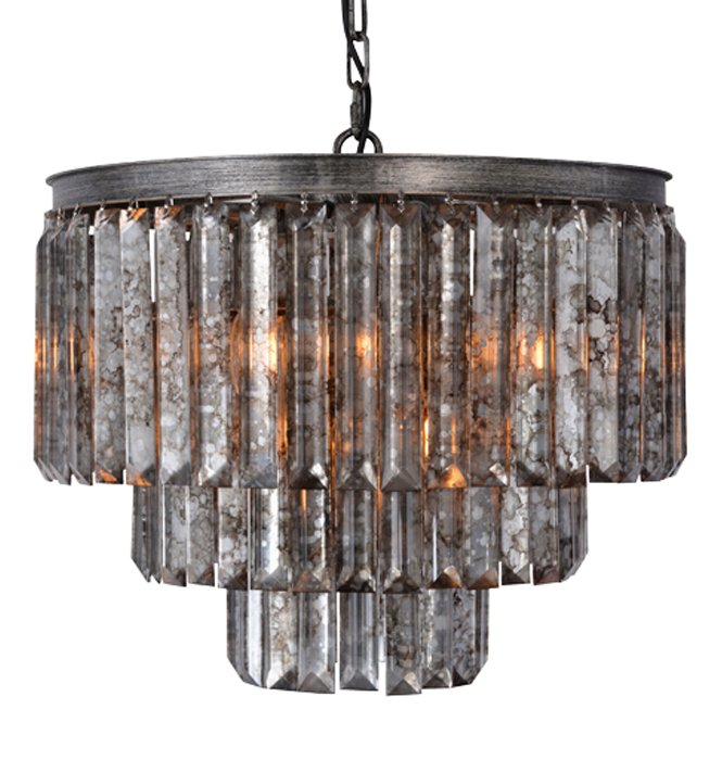 Подвесной светильник ODEON Aged Glass Chandelier