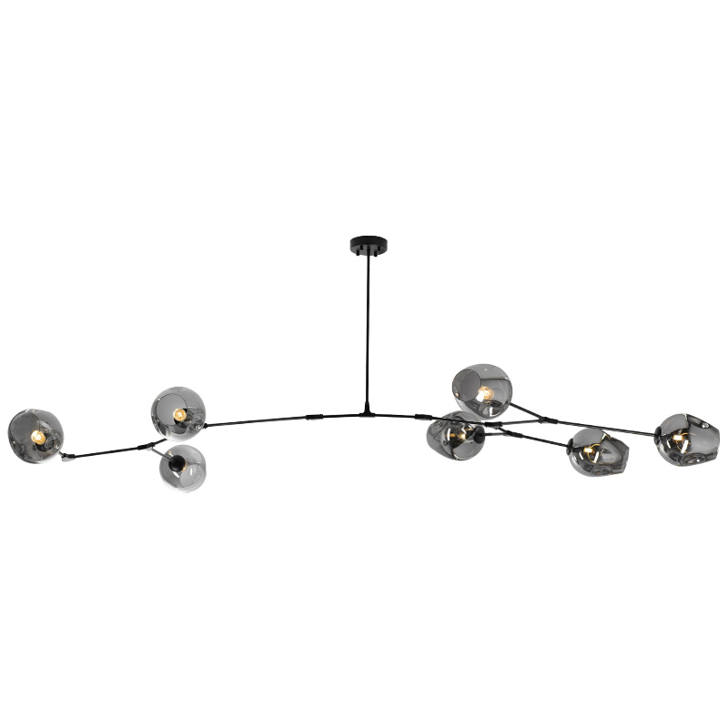 Люстра Branching Bubble Chandelier 7 Black