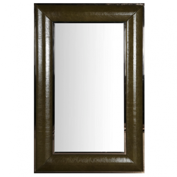 Зеркало настенное Leather Lux Mirror Square Oliva