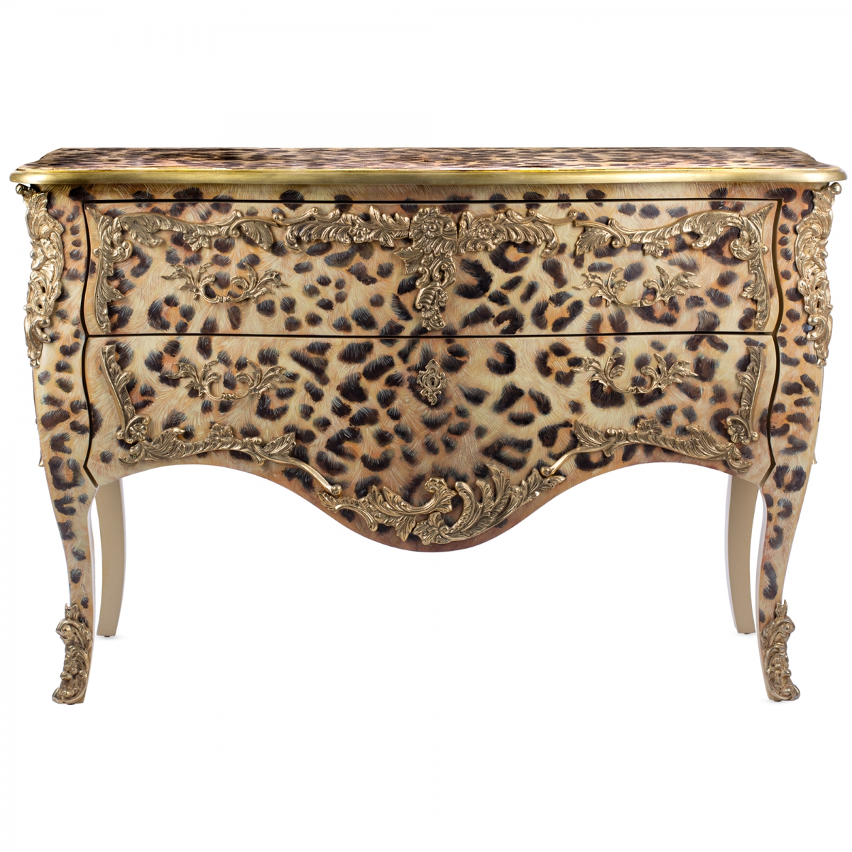 Комод стиль рококо Ref 573 Commode L. XV Leopard