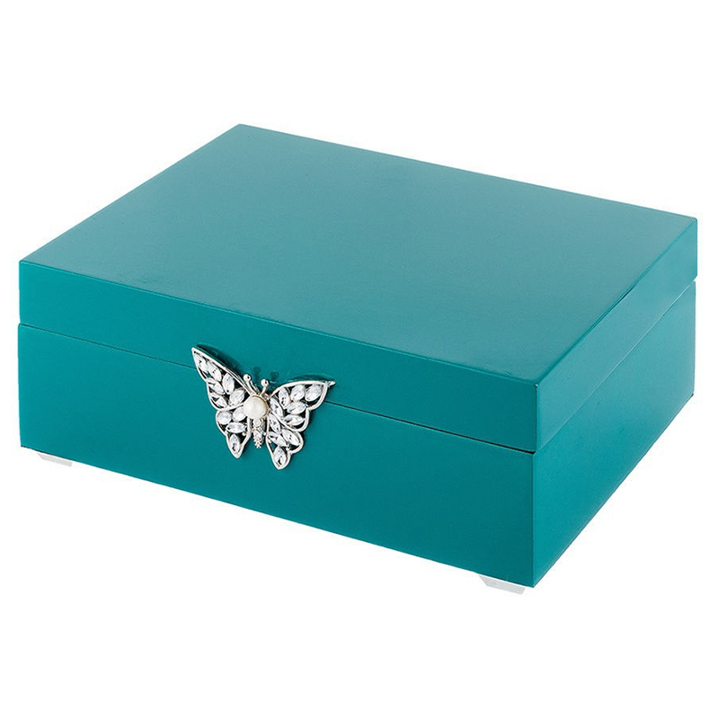 Шкатулка Turquoise Box With Butterfly