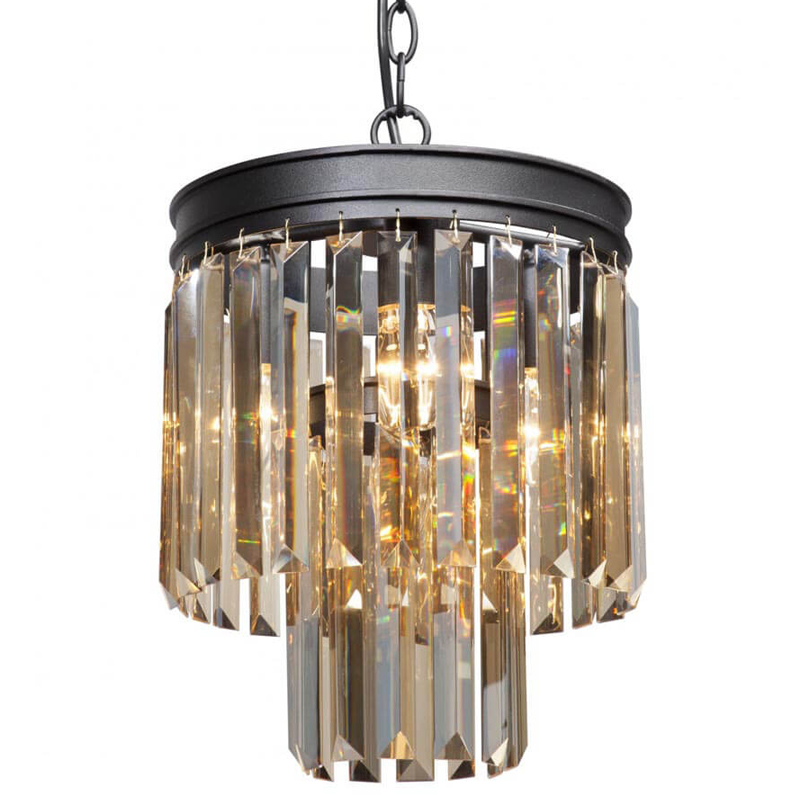 Светильник ODEON Amber GLASS Pendant lamp Янтарное Стекло D 27