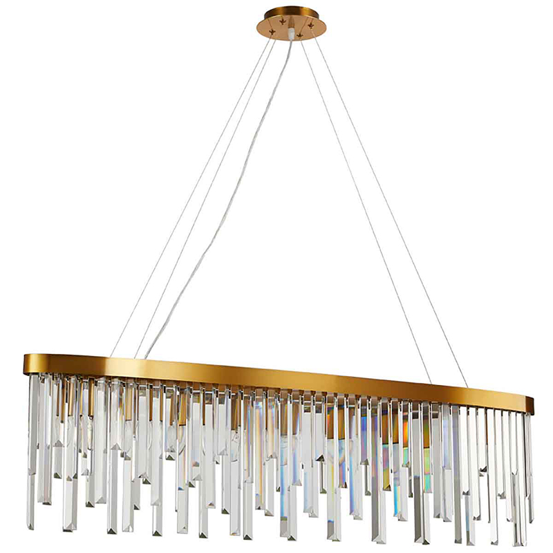 Люстра Bennett Oval Chandelier gold