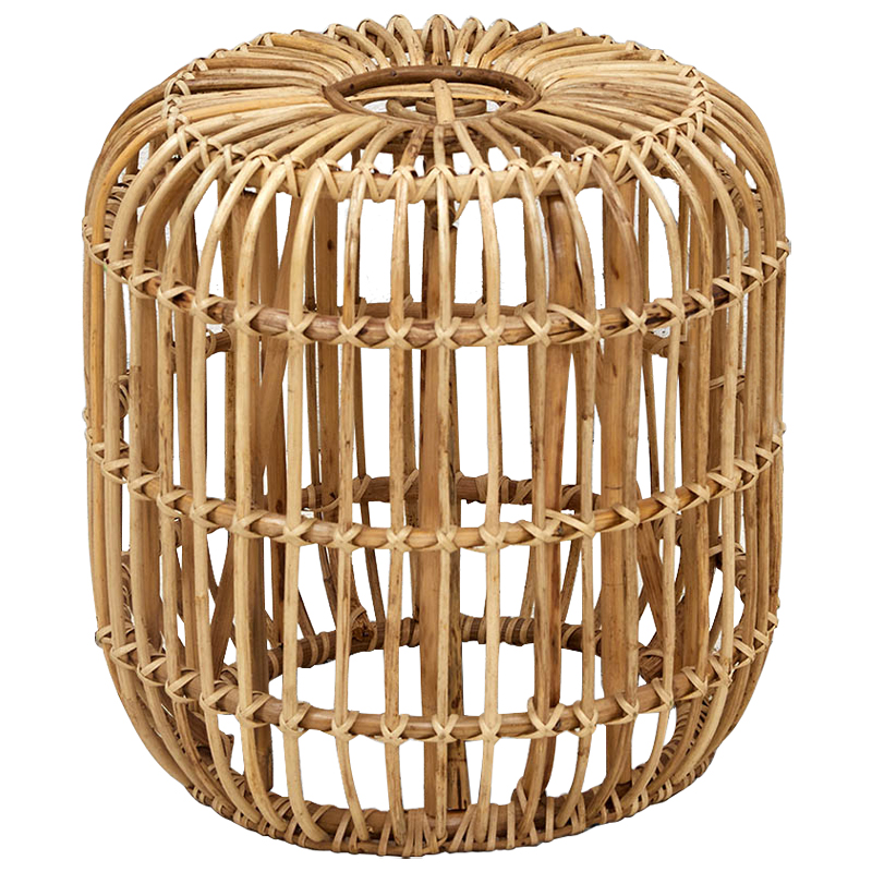 Плетеный приставной столик Wicker Side Table