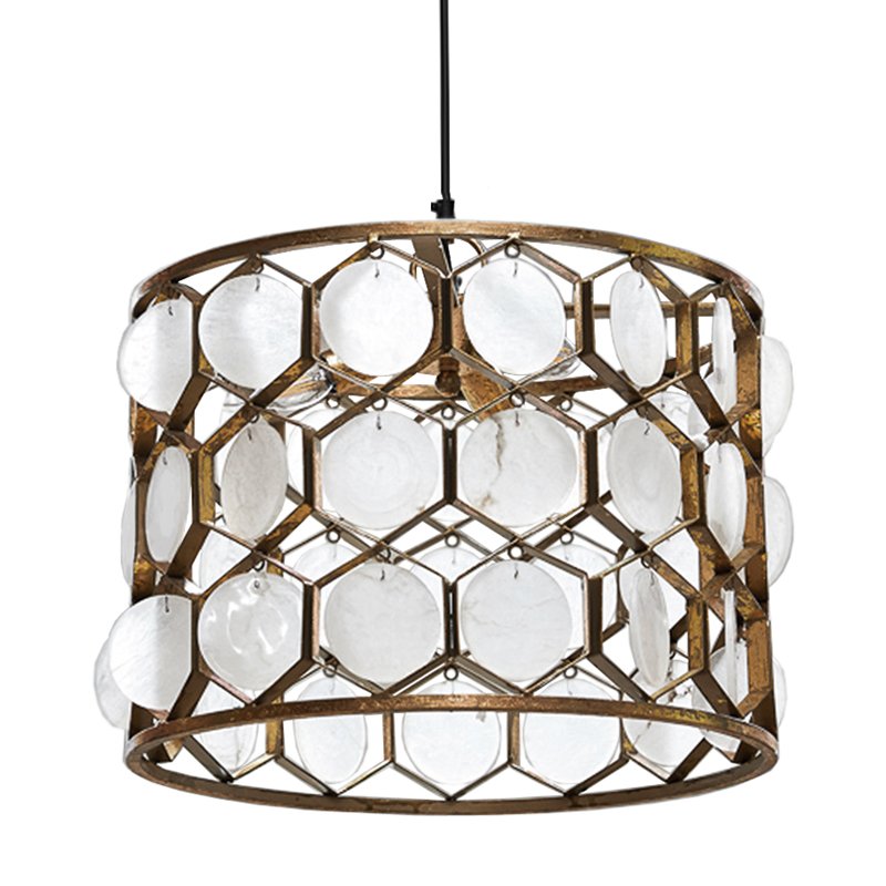 Seashell Cylinder pendant lamp