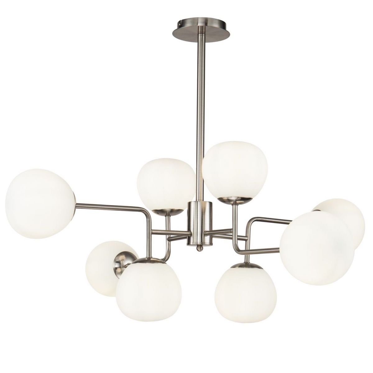 Люстра Tiepolo Ball Chandelier Nickel 8