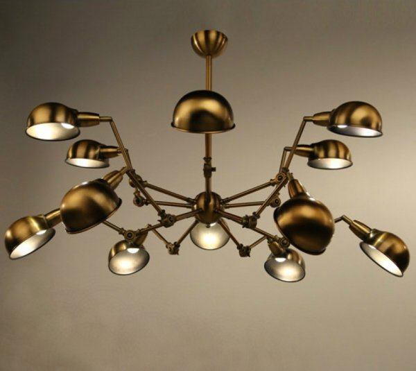 Подвесной светильник Gold Spider Chandelier