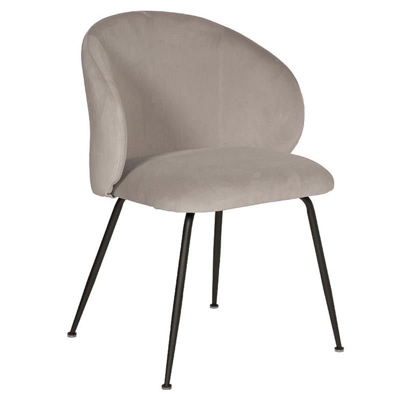 Стулья Стул Sadler Chair gray velor