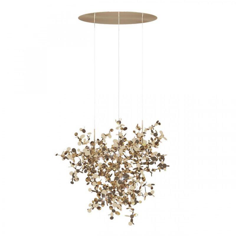 Люстра Terzani Argent Suspension Gold Pendant lamp диаметр 85