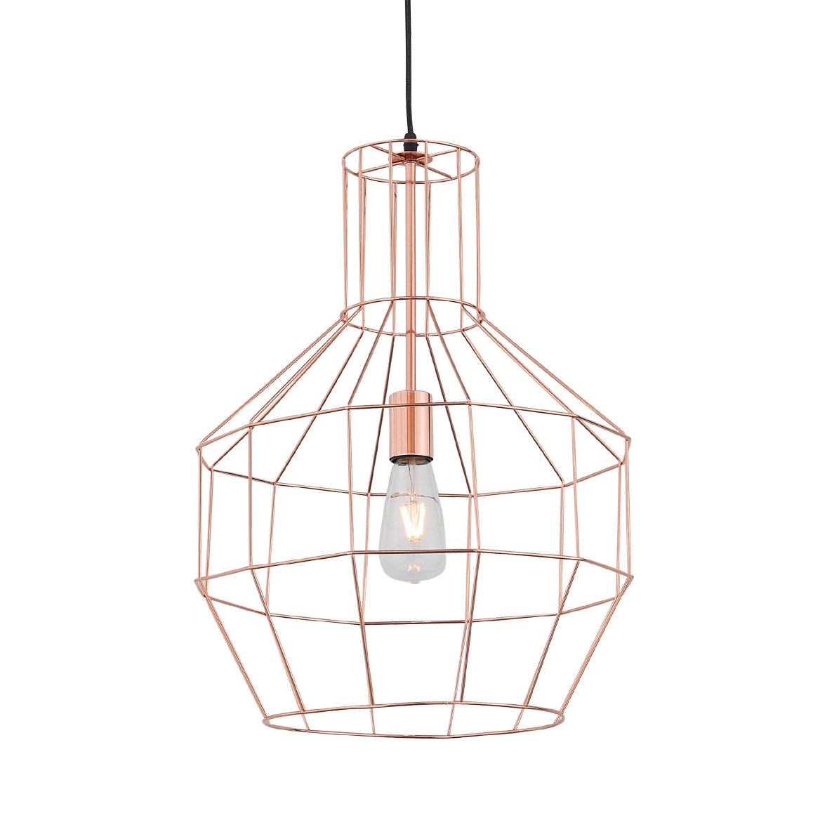 Подвесной светильник Loft Wire Cage Copper