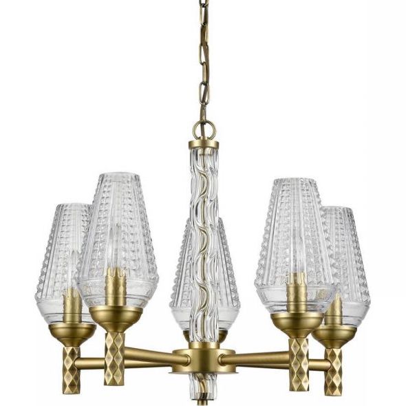 Люстра Ribbed Chandelier