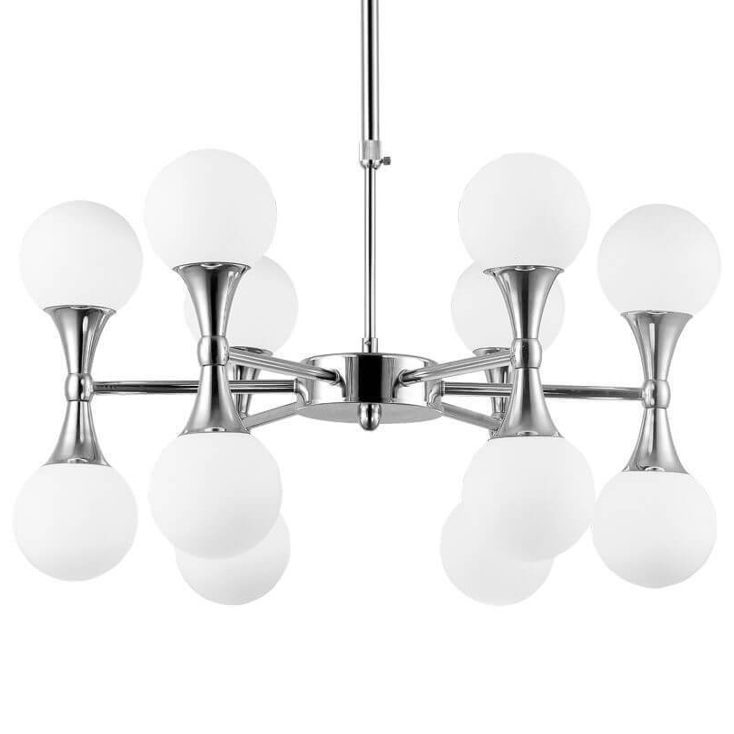 Люстра Ball Valley Chandelier Chromium 12