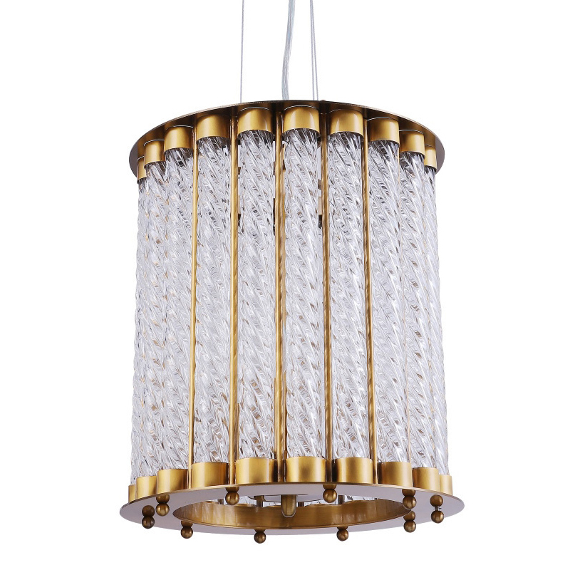 Люстра Lantern Tiziano Chandelier bronze D25