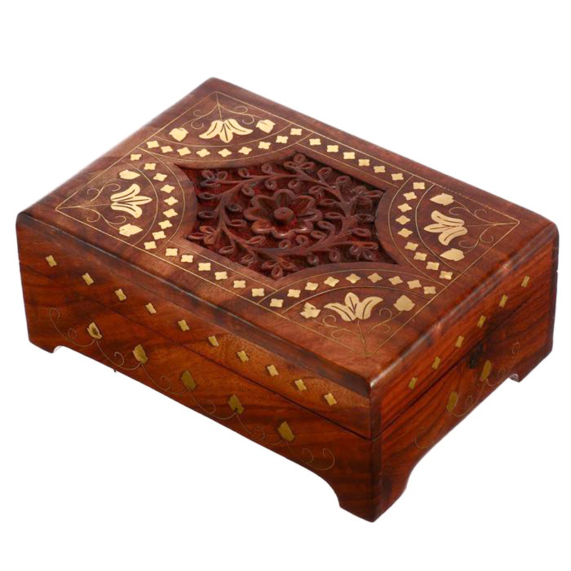 Шкатулка Fulari Indian Inlay Box