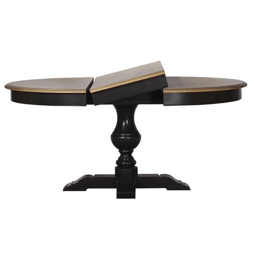   Loft Concept Provence Round Dining Table black раскладной стол