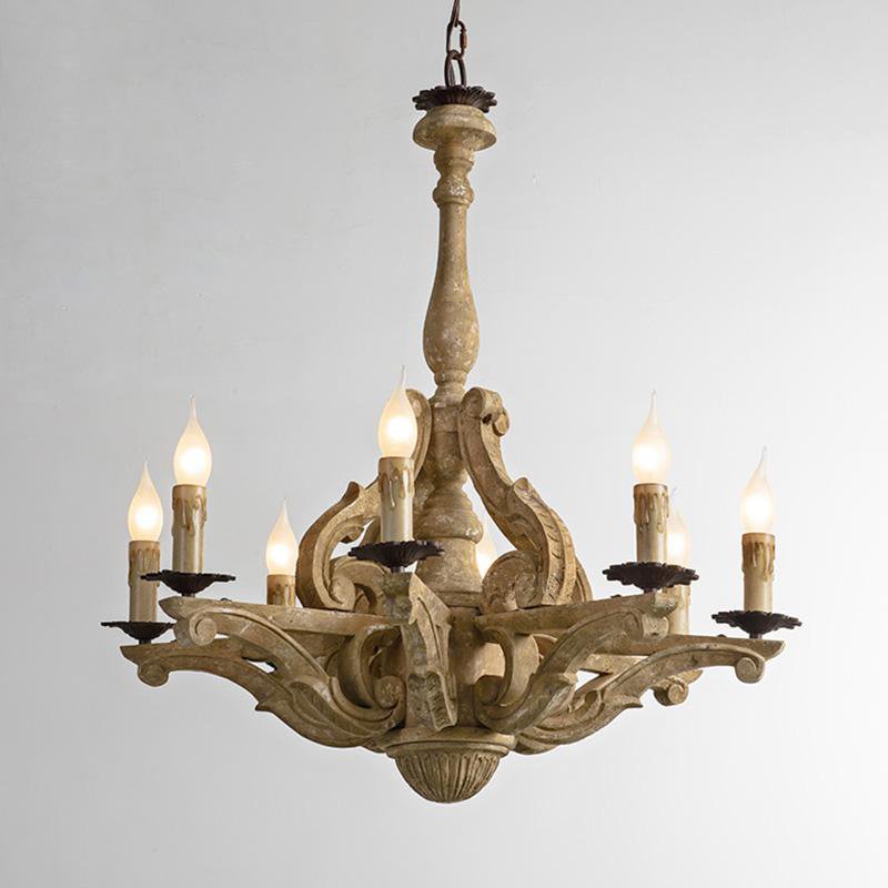 Люстра Rustic Wood Chandeliers 8