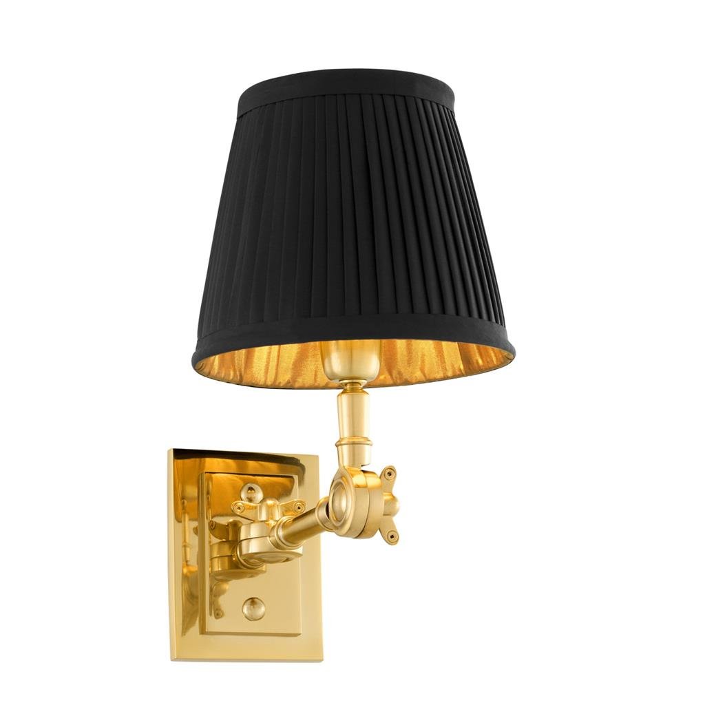 Бра Wall Lamp Wentworth Single Gold+Black