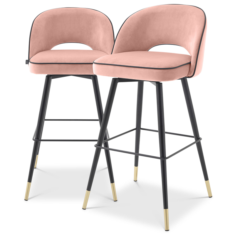   Loft Concept Комплект барных стульев Eichholtz Bar Stool Cliff set of 2 nude