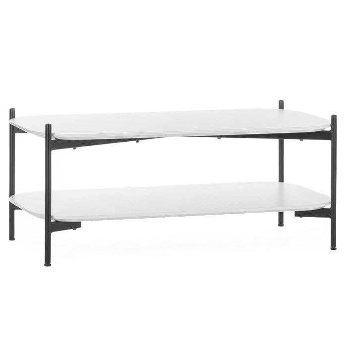 Кофейные столы Кофейный стол two shelves WHITE