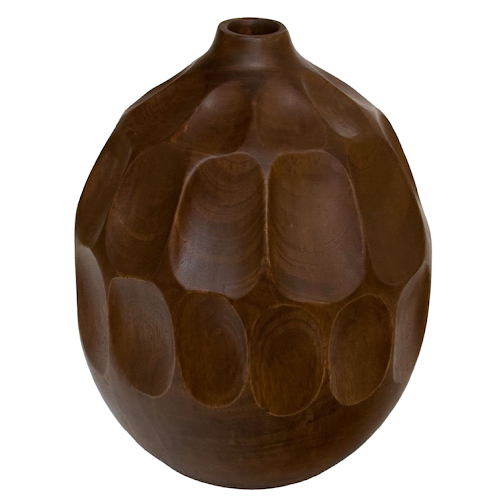 Ваза деревянная Brown Vase of Thailand 1