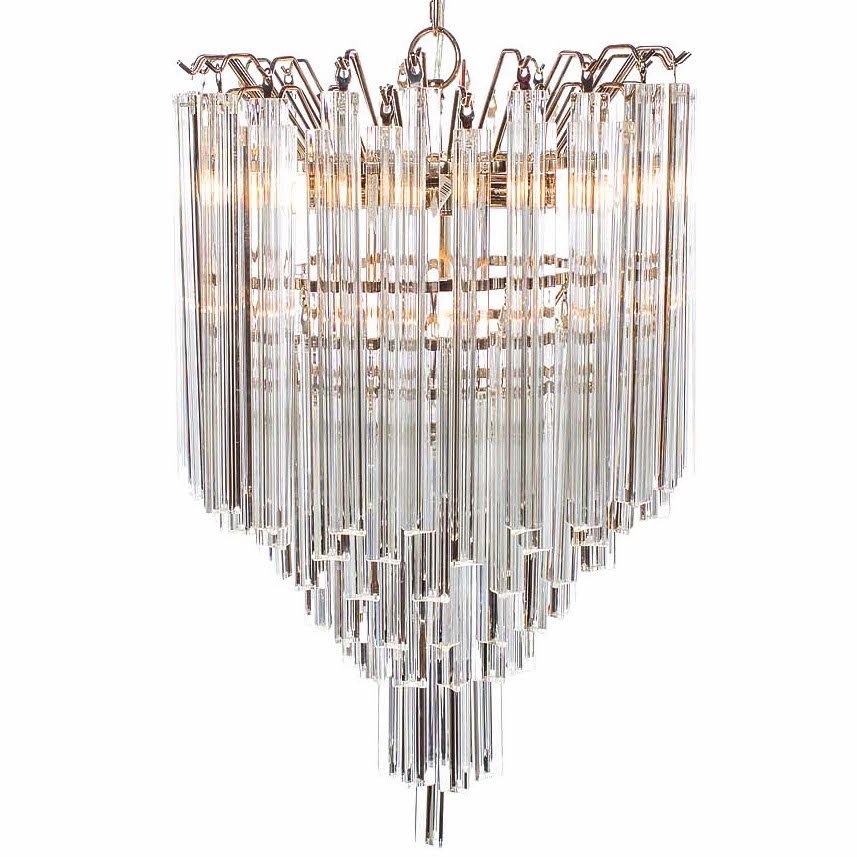 Люстра Odeon Chandelier Glass Clear