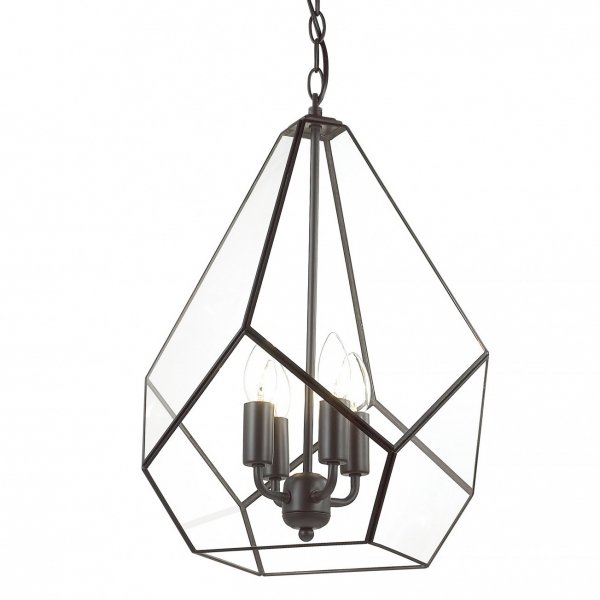 Люстра Geometry Glass Light Pendant Transparent 4