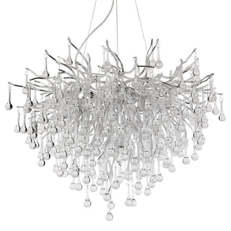 Люстра Droplet Chandelier Silver 80