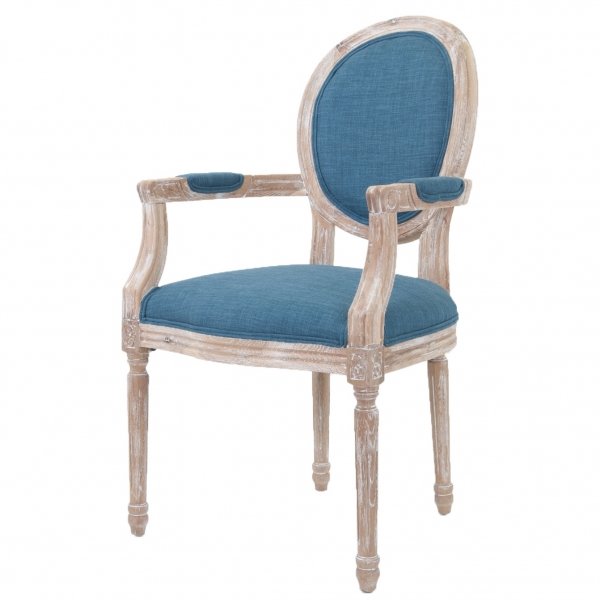   Loft Concept Стул French chairs Provence Blue ArmChair