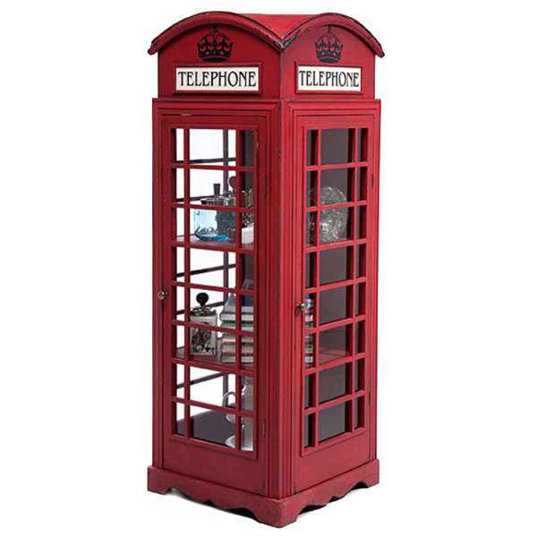 Шкафы и буфеты Витрина Телефонная будка London telephone box