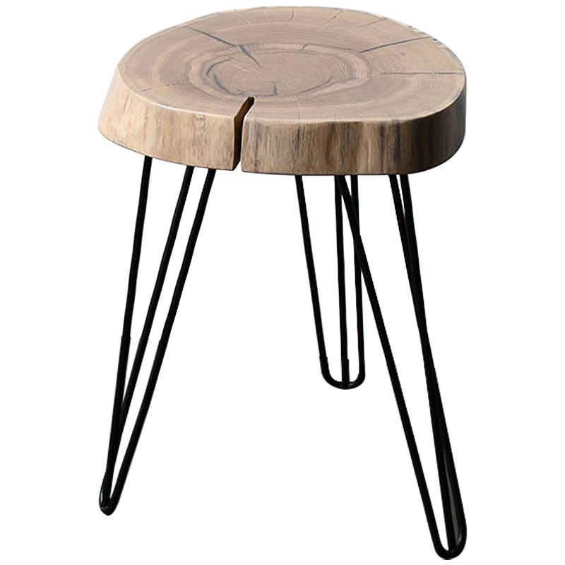 Приставные столики  Loft Concept Приставной стол Aariz Industrial Metal Rust Side Table