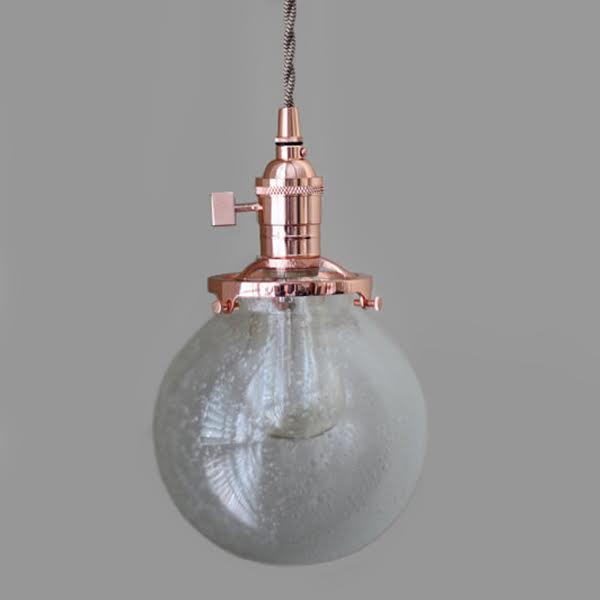 Подвесной светильник Bubble Sphere Glass Copper