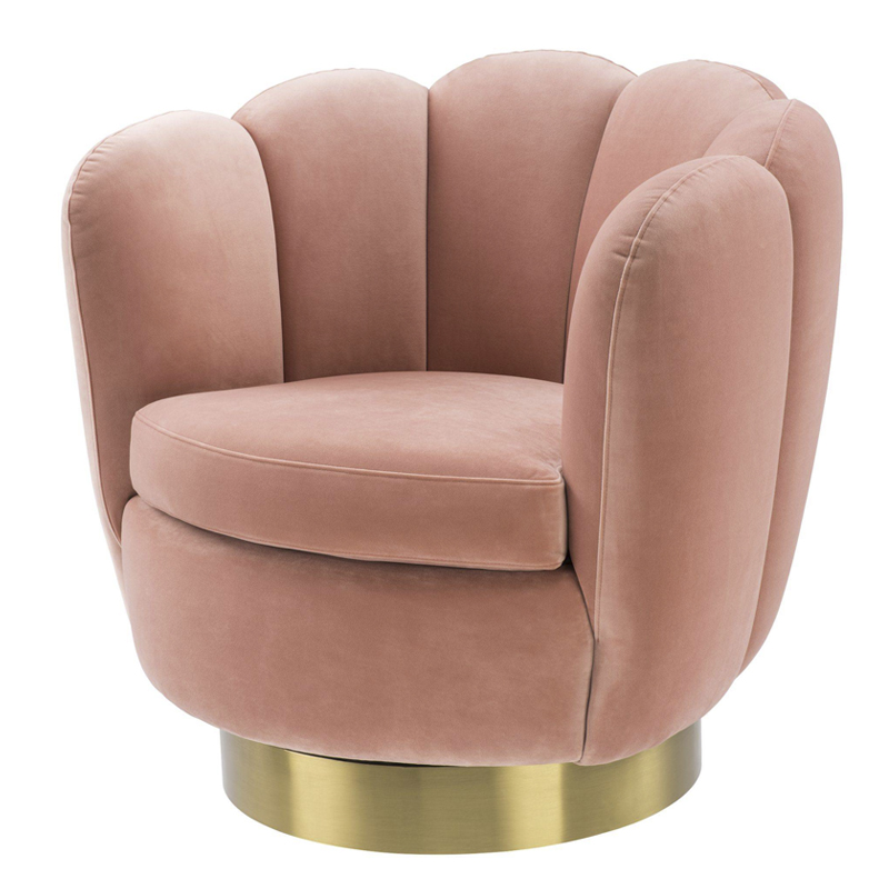 Кресло Eichholtz Swivel Chair Mirage nude