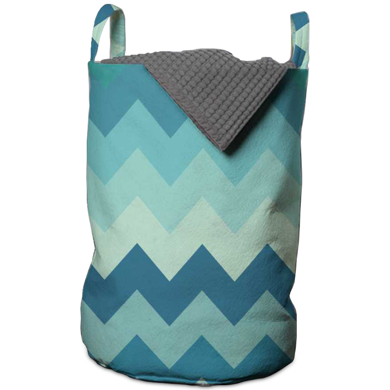 Корзина Blue Chevron Basket