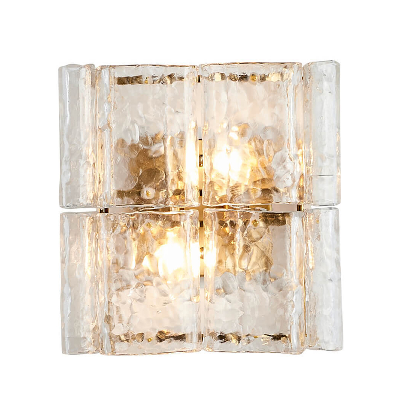 Бра Textured Glass Chandelier bronze