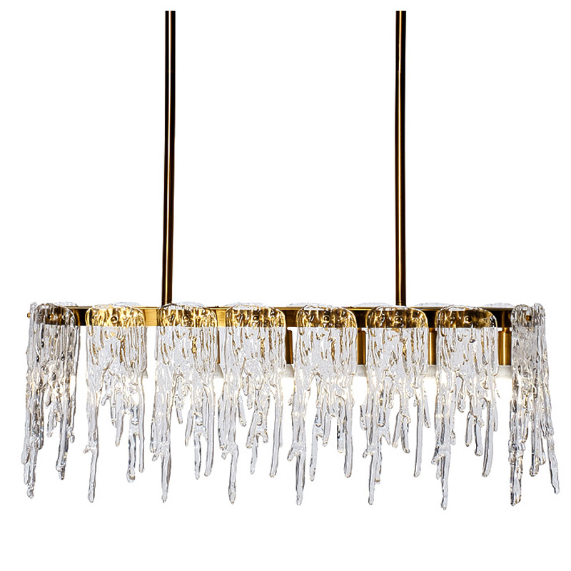 Люстра Cold Heart Line Gold Chandelier