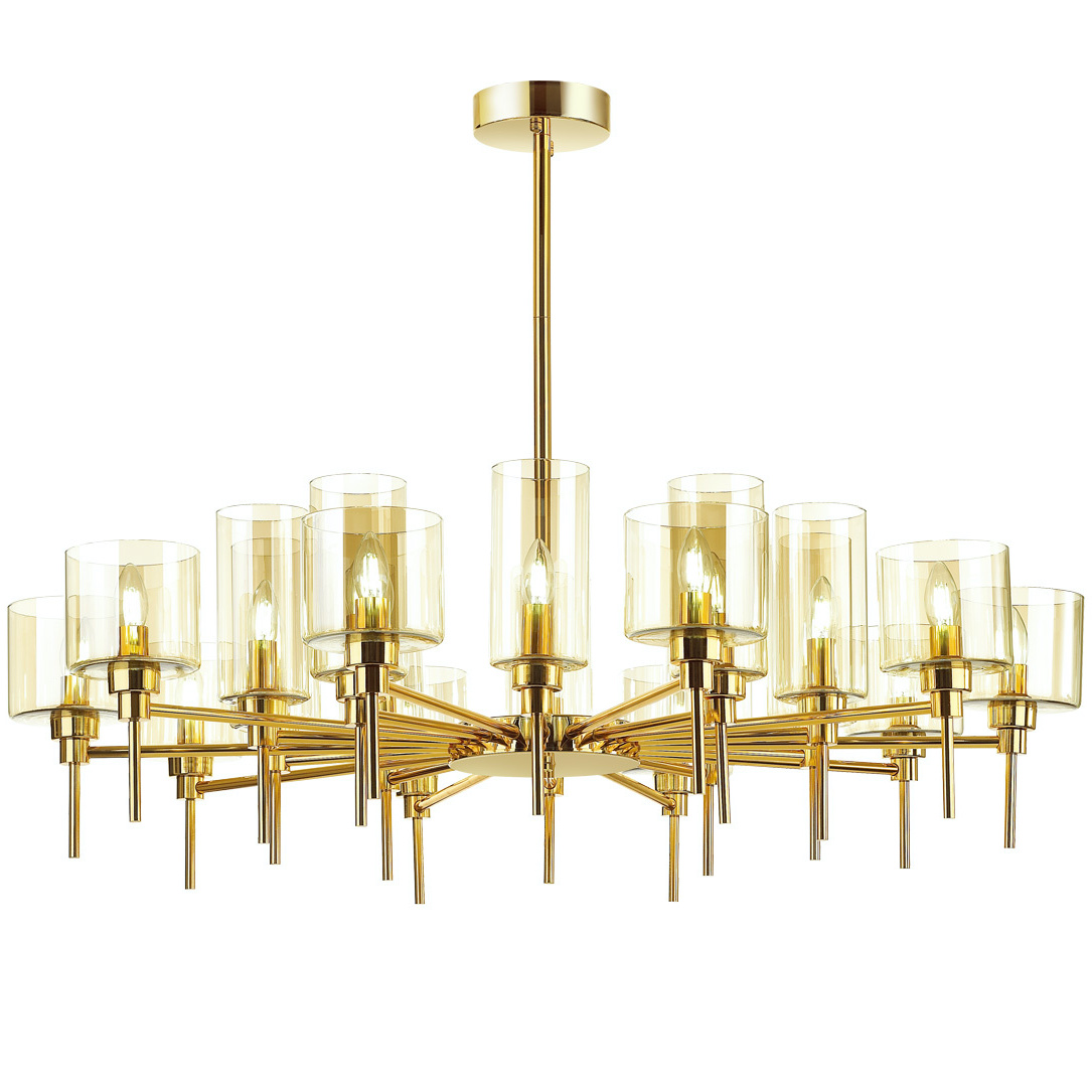 Люстра AXO Light Spillray Gold Lamps 20