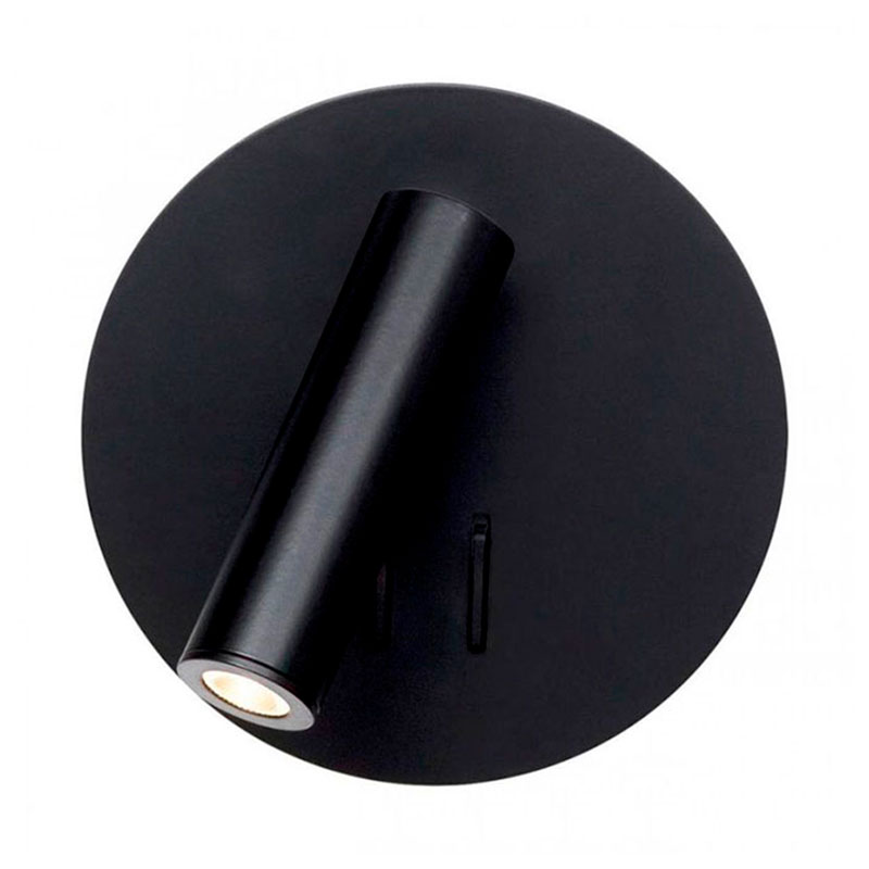 Бра Chelsom WALL LED DOCK Black Round