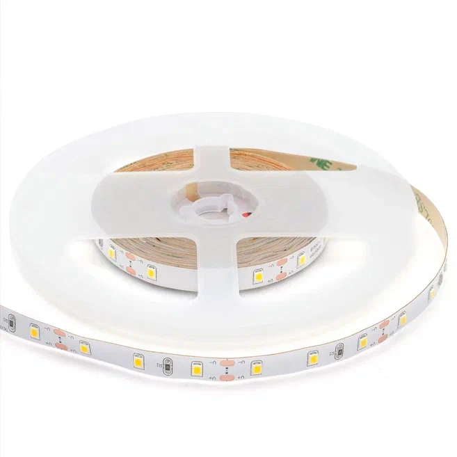 Светодиодная подсветка Комплект светодиодная лента 4,8W/m 60LED/m 3528SMD теплый белый с адаптером