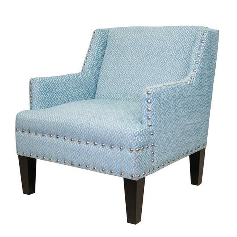 Кресло Fabio Armchair Velour blue