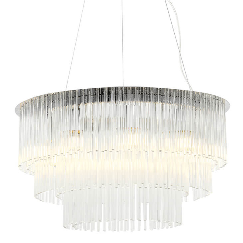 Люстра Harrison Chandelier chrome 9 lamp