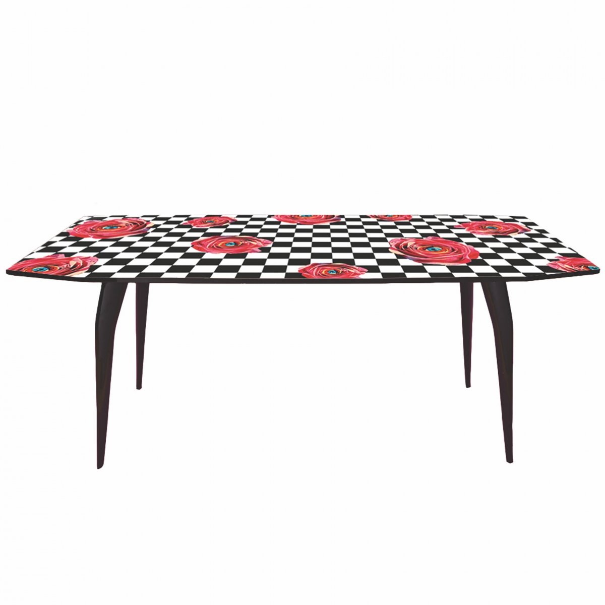 Обеденный стол Seletti Table Roses on check