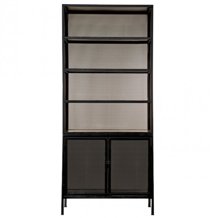 Шкафы и буфеты Буфет Industrial Loft Dark Metal Mesh Cabinet