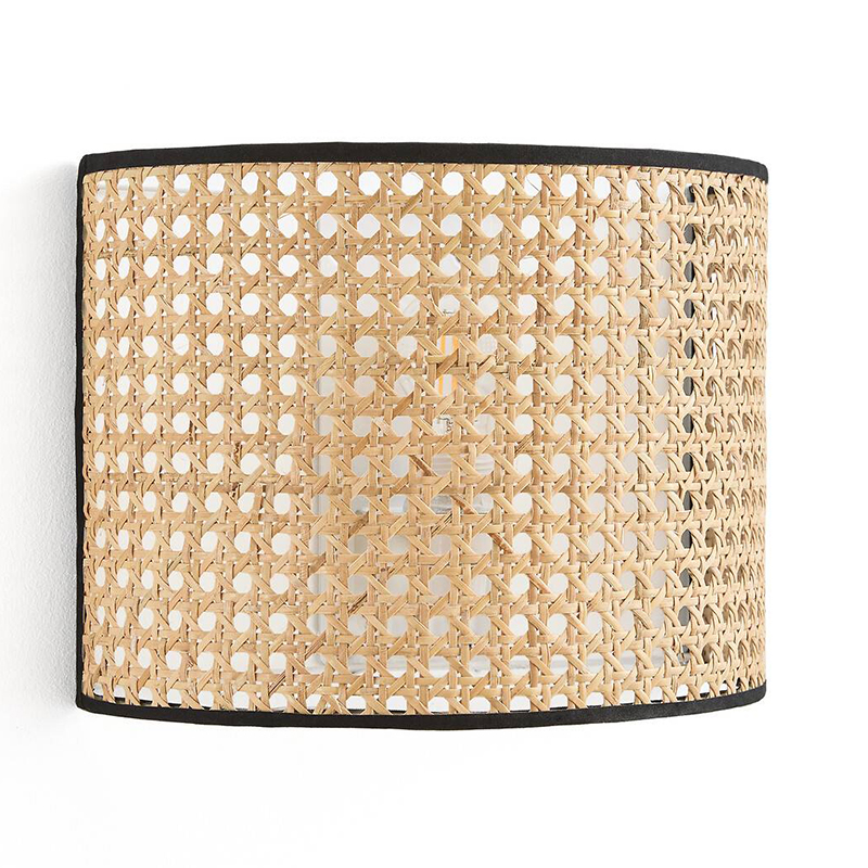 Бра Ottar Wicker Rattan beige black