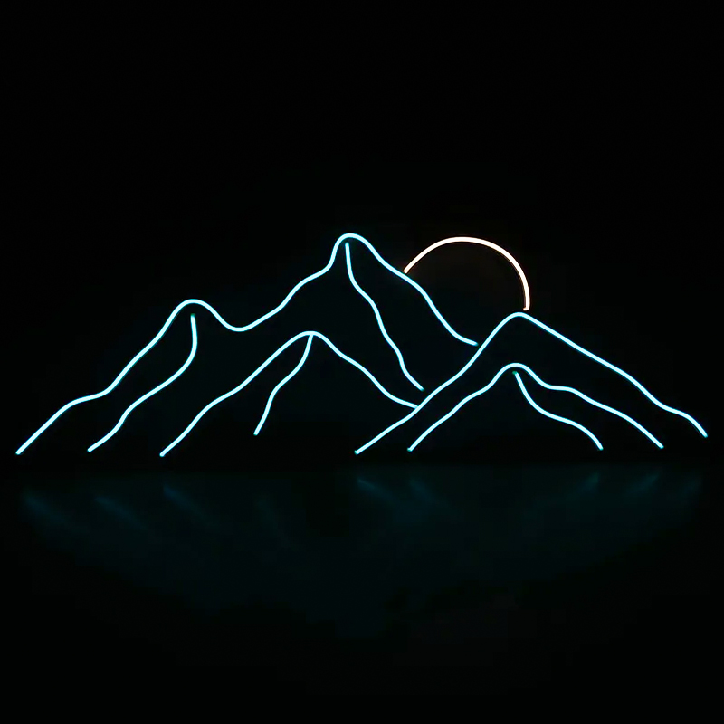 Неоновая настенная лампа Mountains Neon Wall Lamp