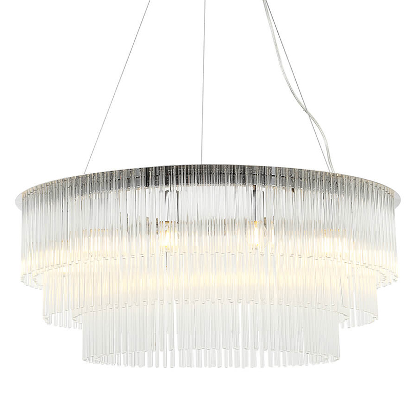 Люстра Harrison Chandelier chrome 12 lamp